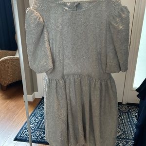 NWT Antonio Melani x Nicola Bathie Emily Metallic Jacquard Mini Dress